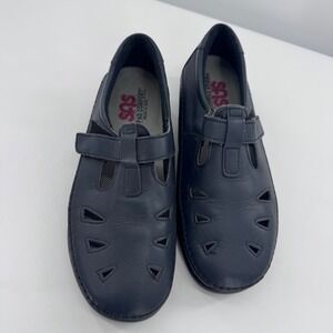 SAS Tripad‎ Roamer Comfort Shoes Blue Leather Made in USA Walking Shoes Size 8W